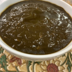 柔らか牛もも肉の黒カレー